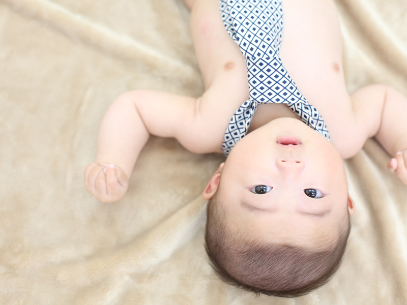 パパのネクタイで