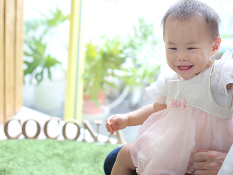 フォトスタジオでおめかしして