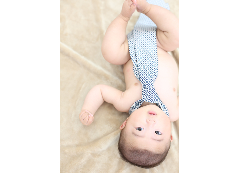 パパのネクタイちょいと拝借