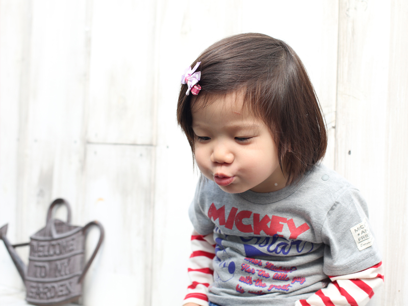 シャボン玉をフー！