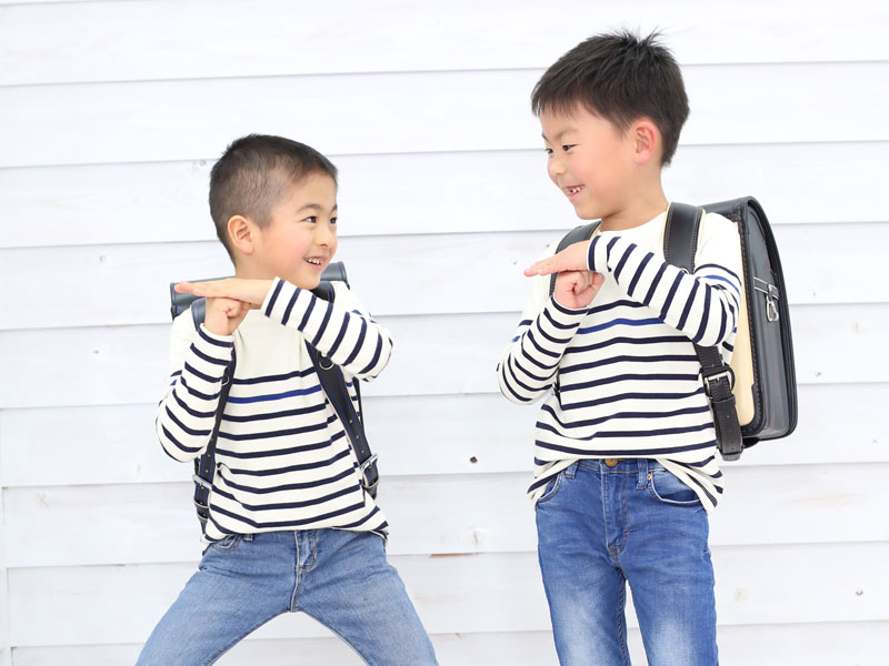 卒園入学お友達と一緒