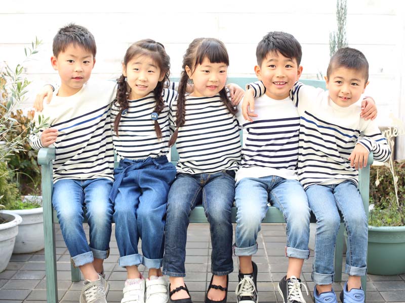 卒園入学お友達と一緒