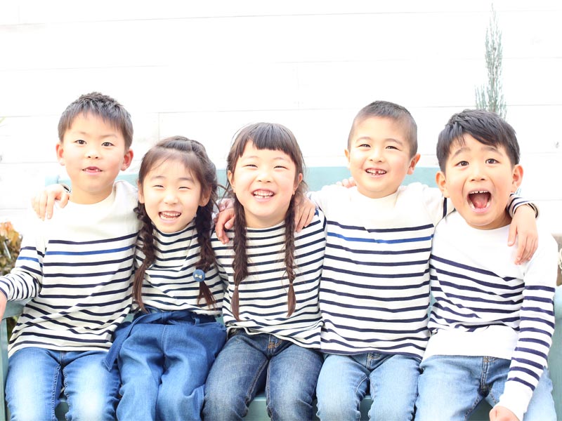 卒園入学お友達と一緒